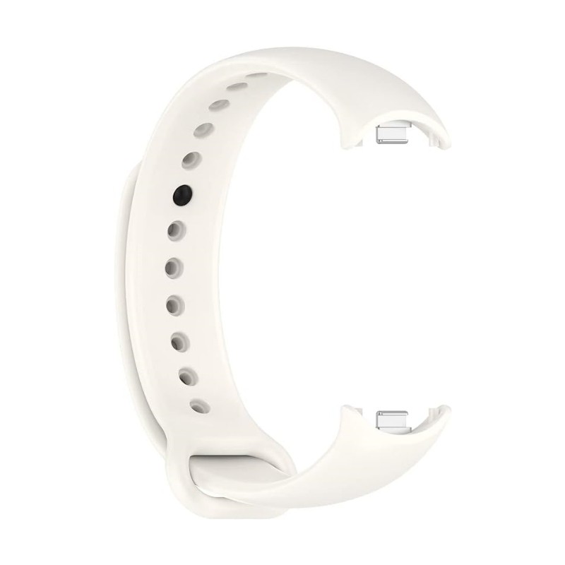 Balta apyrankė Xiaomi Mi Band 8 Balta apyrankė Xiaomi Mi Band 8 su skylutėmis reguliavimui