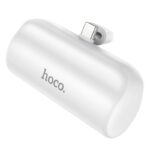 Balta išorinė baterija Power Bank Hoco J106 su Type-C jungtimi ir 5000mAh talpa