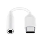 Baltas Audio adapteris originalus Samsung is Type-C i 3 5mm su trumpu laidu
