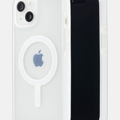 Baltas dėklas Apple Iphone 14 Premium Mag Cover su permatomu dizainu