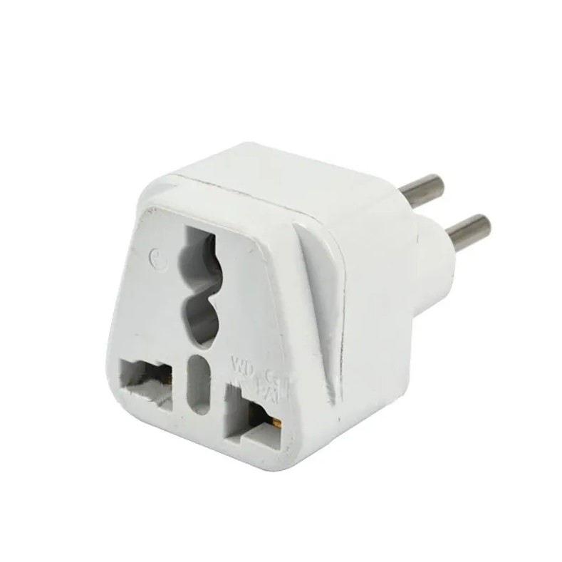 Baltas įkrovimo adapteris USA UK CN-EUR Baltas įkrovimo adapteris USA UK CN-EUR su skirtingomis kištukų jungtimis.