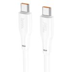 Baltas USB kabelis Hoco X93 su USB-C jungtimis, ilgio 2 metrai