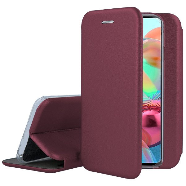 Bordo atverčiamas dėklas Huawei P20 Lite Book Elegance Bordo atverčiamas dėklas Huawei P20 Lite Book Elegance spalvos telefono apsaugai