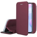 Bordo atverčiamas dėklas Samsung Galaxy S721 S24 FE Book Elegance su matiniu paviršiumi ir apsauga