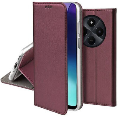 Bordo atverčiamas dėklas Xiaomi Redmi 14C Smart Magnetic su kamera apsauga