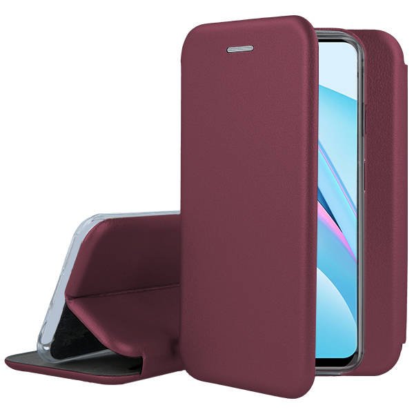Bordo atverčiamas dėklas Xiaomi Redmi Note 10 4G Bordo atverčiamas dėklas Xiaomi Redmi Note 10 4G su ekranu