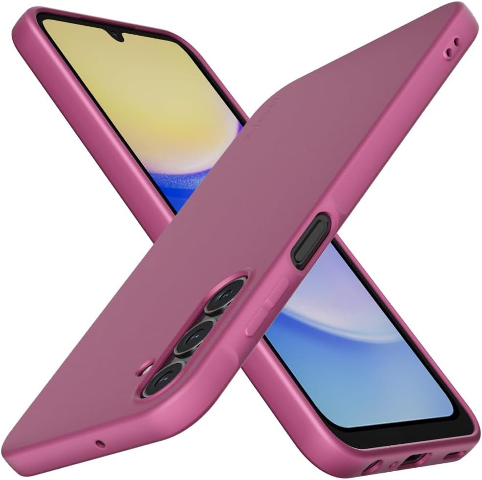 Bordo dėklas Samsung Galaxy A266 A26 5G X-level Guardian Bordo dėklas Samsung Galaxy A266 A26 5G X-level Guardian telefonui rodomas iš priekio ir nugaros