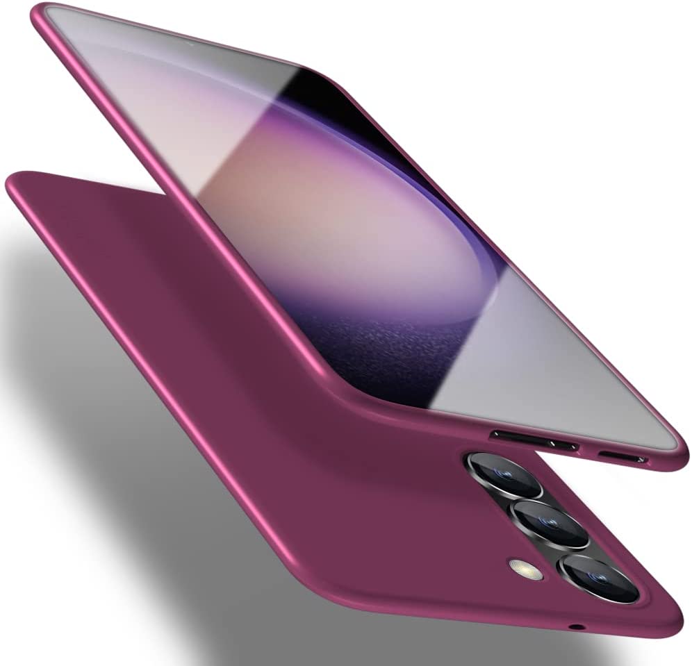 Bordo dėklas Samsung Galaxy S911 S23 5G X-level Guardian Bordo dėklas Samsung Galaxy S911 S23 5G su mažu matiniu paviršiumi ir apvaliais kampais