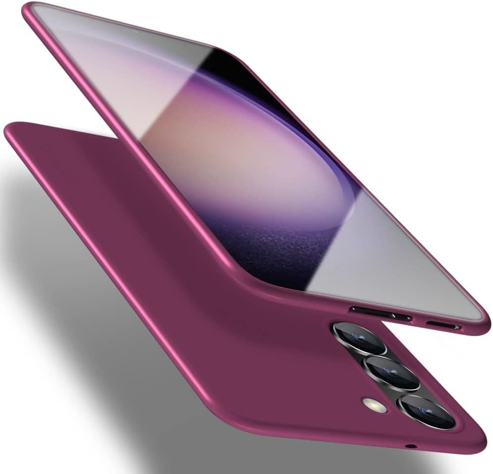 Bordo deklas Samsung Galaxy S931 S25 X-level Guardian Bordo deklas Samsung Galaxy S931 S25 X-level Guardian telefonu apsaugai matomas is skirtingu kampu