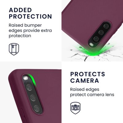 Bordo dėklas Sony Xperia 10 IV X-level Guardian su pakeliamais kraštais papildomai apsaugai ir kameros objektyvo apsaugai