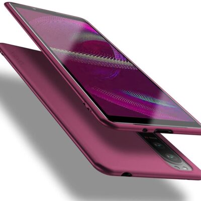 Bordo dėklas Sony Xperia 5 III X-level Guardian apsaugantis telefoną iš priekio ir nugarėlės