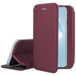 Bordo spalvos atverčiams dėklas Samsung Galaxy G988 S20 Ultra Book Elegance