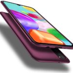 Bordo spalvos dėklas Samsung Galaxy A41 A415 X-level Guardian, apsaugantis telefoną