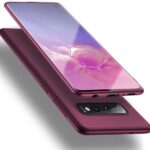 Bordo spalvos dėklas Samsung Galaxy G973 S10 X-level Guardian telefono korpusui