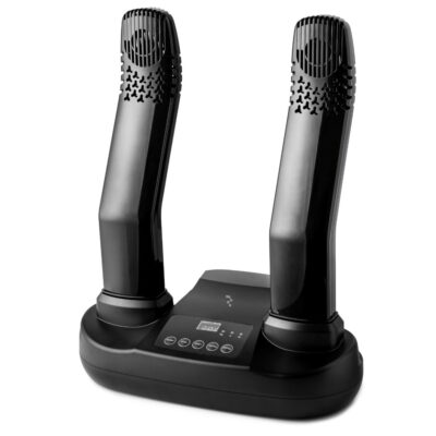 Elekrinis batu dziovintuvas Reach Drystep Alpha juodos spalvos su dviem ilgesniais vamzdziais