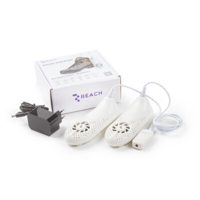 Elektrinis batų džiovintuvas Reach Drystep Beta baltos spalvos su laidu ir adapteriu