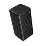 Juoda Borofone BJ80C 22.5W 50000mAh išorinė baterija su dviem USB jungtimis ir LED indikatoriais