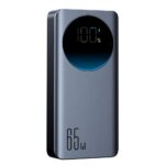 Juoda išorinė baterija Power Bank Joyroom JR-PBF04 65W su skaitmeniniu ekranu