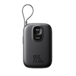 Juoda išorinė baterija Power Bank Joyroom JR-PBF18 su LCD ekranu ir 22.5W galia