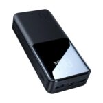 Juoda išorinė baterija Power Bank Joyroom JR-QP192 su LED ekranu ir dviem USB išėjimais