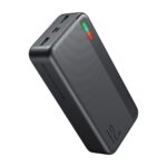 Juoda išorinė baterija Power Bank Joyroom JR-T018 12W su dviem USB išėjimais ir šviesos indikatoriais