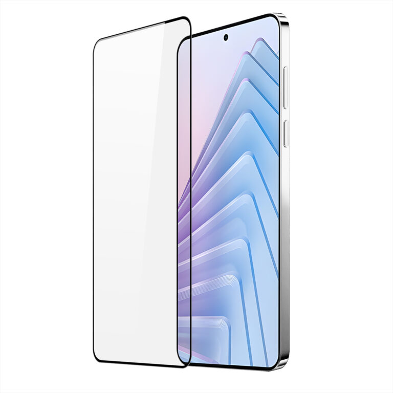 Juodais apvadais apsauginis stikliukas 9D Dux Ducis Xiaomi Redmi Note 14 5G Juodais apvadais apsauginis stikliukas Xiaomi Redmi Note 14 5G telefonui matomas peršviečiamas su juodu apvadu