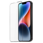 Apsauginis stikliukas su juodais apvadais Apple iPhone 13, 13 Pro ir 14 modeliams