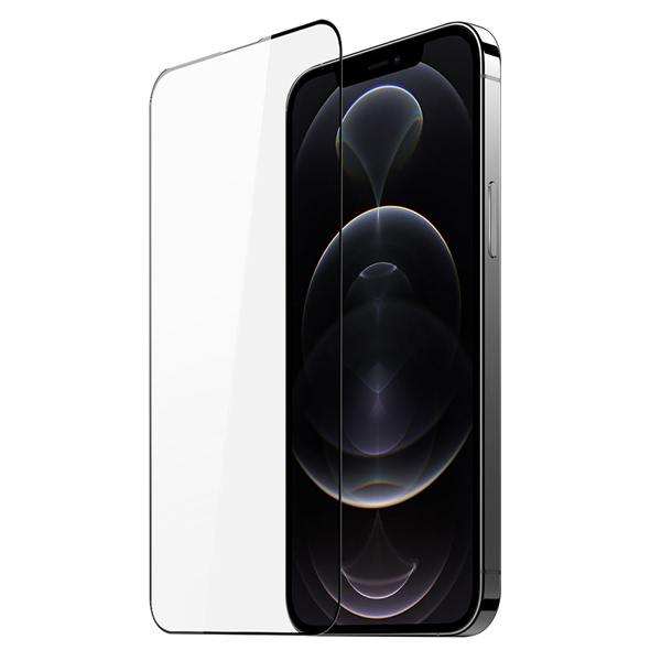 Juodais apvadais apsauginis stikliukas Dux Ducis iPhone 13 Pro Max 14 Plus Juodais apvadais apsauginis stikliukas iPhone 13 Pro Max ir 14 Plus telefonams