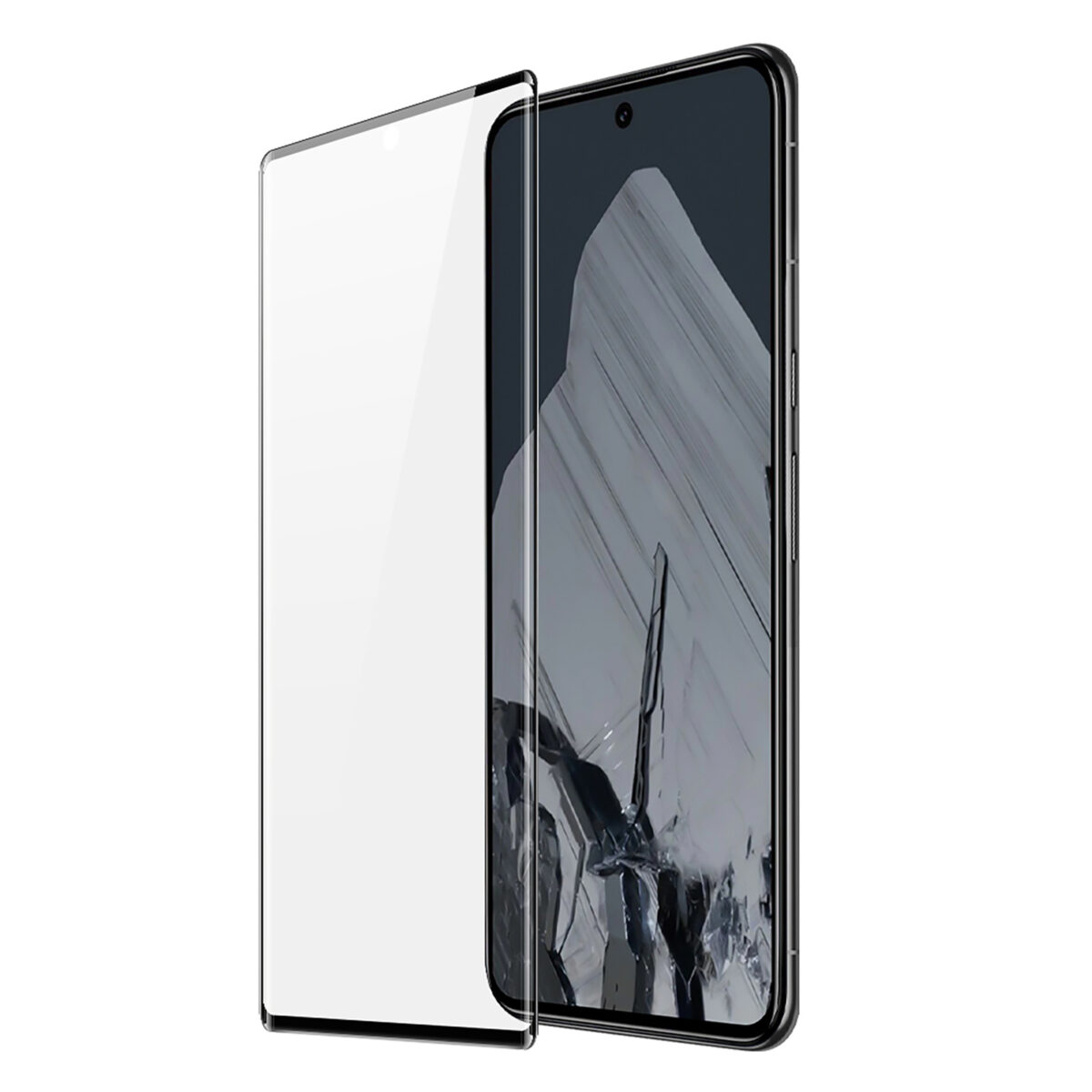 Juodais apvadais apsauginis stikliukas Dux Ducis Google Pixel 8 Pro 5G Juodais apvadais apsauginis stikliukas Dux Ducis skaidrus su juodu apvadu Google Pixel 8 Pro 5G telefonui
