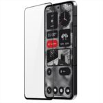 Juodais apvadais apsauginis stikliukas skaidrus su juodu kraštu Dux Ducis Nothing Phone 2 telefonui