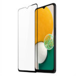 Juodais apvadais apsauginis stikliukas Dux Ducis Samsung A135 A13 4G su juodu apvadu ir tikslia forma