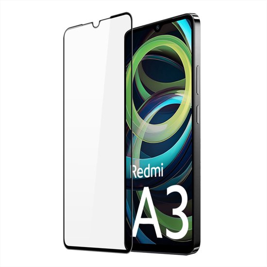 Juodais apvadais apsauginis stikliukas Dux Ducis Xiaomi Redmi A3 Juodais apvadais apsauginis stikliukas Dux Ducis Xiaomi Redmi A3 telefone