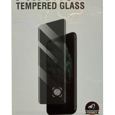 Juodas apsauginis stiklas Apple iPhone 12 mini full privacy su privatumo funkcija