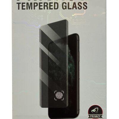 Juodas apsauginis stiklas Samsung A155 A15 4G A156 A15 5G Full Privacy su privatumo funkcija