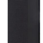 Juodas atverčiamas dėklas Samsung A256 A25 5G Smart Senso su tekstūruotu priekiu