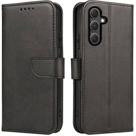 Juodas atverčiamas dėklas Samsung A366 A36 5G Wallet Juodas atverčiamas dėklas Samsung A366 A36 5G Wallet dirbtinės odos