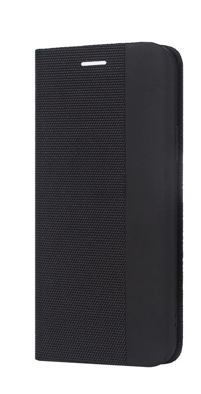 Juodas atverčiamas dėklas Samsung Galaxy A025 A02s Smart Senso Juodas atverčiamas dėklas Samsung Galaxy A025 A02s Smart Senso su tekstūruotu priekinį dangteliu
