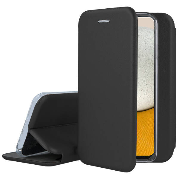 Juodas atverčiamas dėklas Samsung Galaxy A155 A15 4G / A156 A15 5G Book Elegance Juodas atverčiamas dėklas Samsung Galaxy A155 A15 4G su įrenginiu