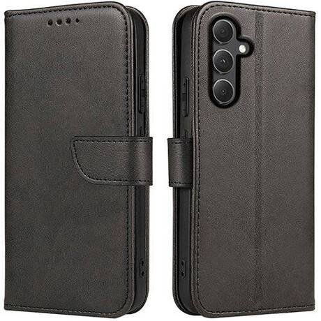 Juodas atverčiamas dėklas Samsung S926 S24 Plus Wallet Juodas atverčiamas dėklas Samsung S926 S24 Plus Wallet su magnetiniu užsegimu