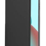 Juodas atverčiamas dėklas Xiaomi Mi 11 Lite Book Elegance ant telefono