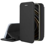 Juodas atverčiamas dėklas Xiaomi Poco X3 NFC / Poco X3 Pro Book Elegance telefonui su stovu