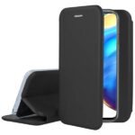 Juodas atverčiamas dėklas Xiaomi Poco X5 Pro su apsauga ir stovėjimo funkcija