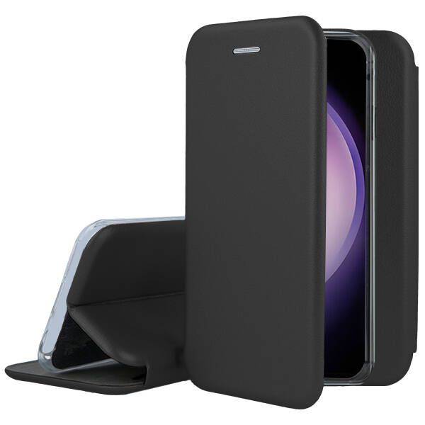 Juodas atverčiamas dėklas Xiaomi Redmi 12 Book Elegance Juodas atverčiamas dėklas Xiaomi Redmi 12 telefono apsaugai book elegance stiliaus