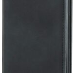 Juodas atverčiamas dėklas Xiaomi Redmi 15C 4G Business Style su uždarytu priekiu