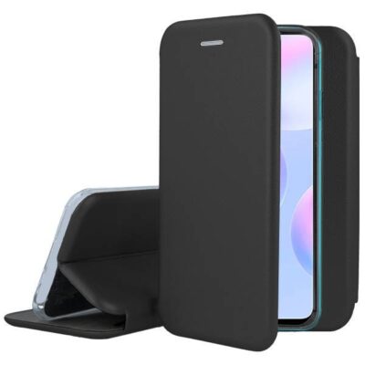 Juodas atverčiamas dėklas Xiaomi Redmi 9A 9AT book elegance su atverčiamu dangčiu