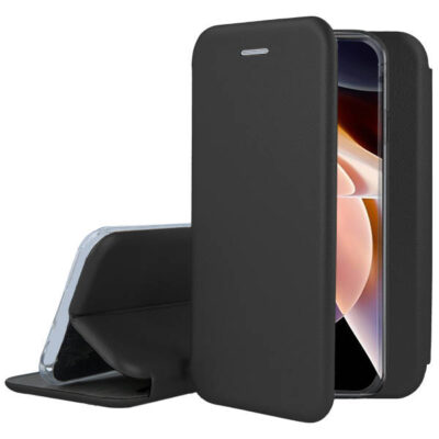 Juodas atverčiamas dėklas Xiaomi Redmi Note 11 Pro Plus 5G su apsaugine danga