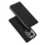 Juodas atverčiamas dėklas Xiaomi Redmi Note 13 4G Dux Ducis Skin Pro su atvira kamera