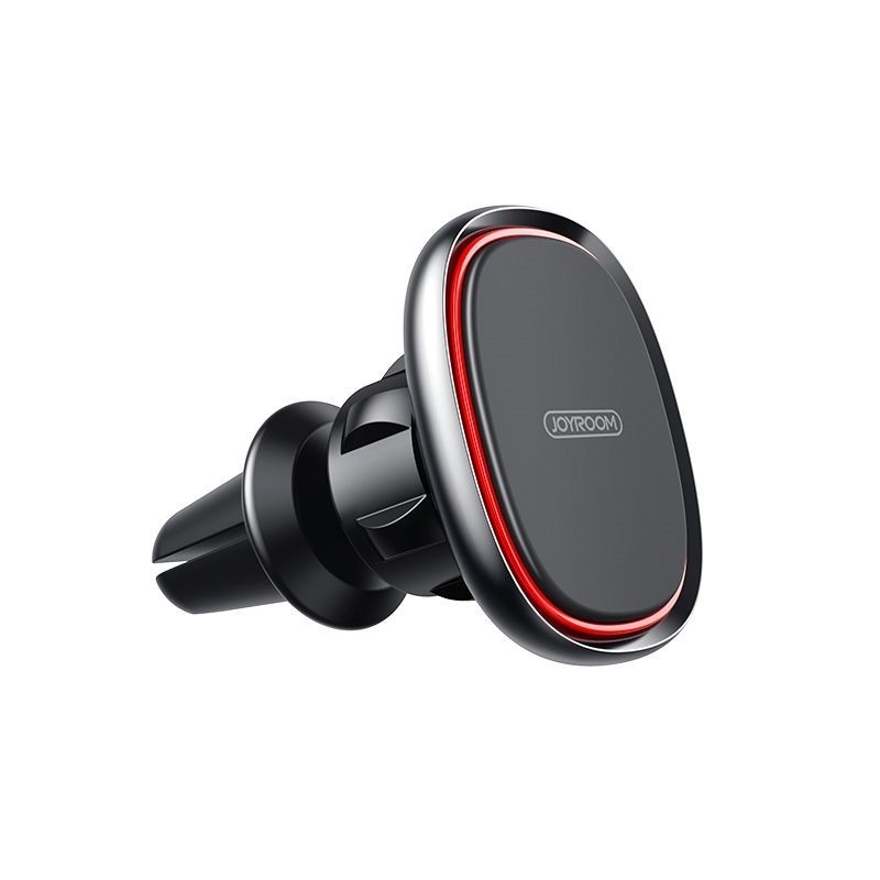 Juodas automobilinis telefono laikiklis Joyroom JR-ZS205 magnetinis Juodas magnetinis automobilinis telefono laikiklis Joyroom JR-ZS205 su raudonu apvadu