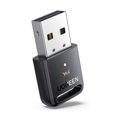 Juodas Bluetooth adapteris Ugreen CM748 Bluetooth 5.4 su USB jungtimi