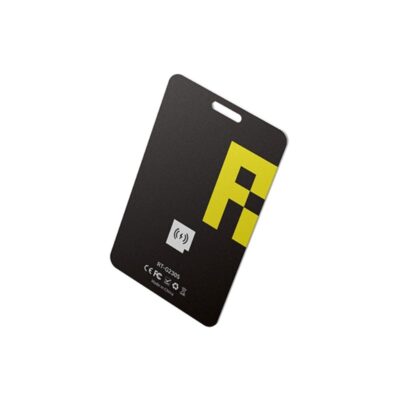 Juodas daiktų ieškiklis Remax RT-G2305 Anti-Lost Device juodo stačiakampio formos su geltonu simboliu